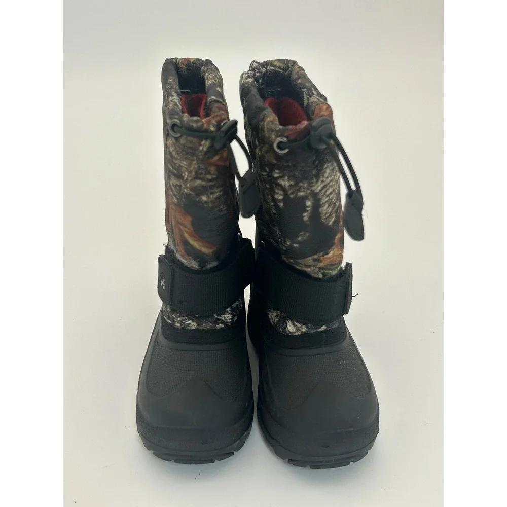 Kamik Kids Rocket Mossy‎ Oak Insulated Winter Snow Boots Camo Size 10 Ski